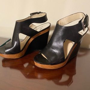 Michael Kors wedges Black looks new